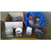Image 1 : 2 CONTAINERS OF ASSORTED SCREWS AND NAILS