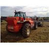 Image 4 : 2002 MANITOU TELESCOPIC FORKLIFT MODEL: MT1645  - EXTRA TIRES AND MAN BASKET SOLD SEPERATELY