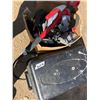 Image 1 : BOX OF MISCELLANEOUS AUTO PARTS AND PROPANE BARBECUE