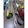 Image 1 : 2 WEED WHACKERS, SHOVEL, AXE, PAINT HANDLES, ECT
