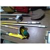 Image 2 : 2 WEED WHACKERS, SHOVEL, AXE, PAINT HANDLES, ECT