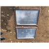 Image 1 : TWO WEATHERED WINDOWS 30 INX 21 1/2 IN-TRIPLE GLAZE