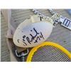 Image 2 : BUG ZAPPER, CHOKE CHAIN, LEASH, FLOOD LIGHT BULBS, STAMP, SIGNED MINI-FOOTBALL