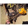 Image 2 : BOOSTER CABLES, CHAIN HOIST, HEDGE TRIMMERS, VICE, PLASTIC DRILLER