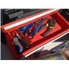 Image 4 : TOOLBOX FULL OF TOOLS, PLANERS, ETC.
