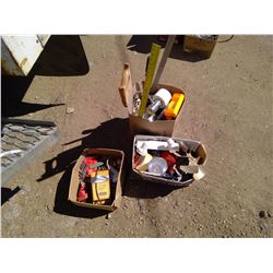 3 MISC. BOXES OF LIGHTS AND OTHER PARTS