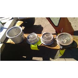 THREE ELETRIC HOT PLATES