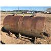 Image 1 : 500 GAL 2 COMPARTMENT STEEL WATER TANK ON SKIDS