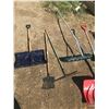 Image 6 : GARDEN TOOLS+ SNOW SHOVEL+TWO METAL SAWHORSE