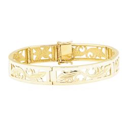 Hawaiian Heirloom Bracelet - 14KT Yellow Gold