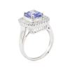 Image 4 : 3.03 ctw Sapphire and Diamond Ring - 14KT White Gold