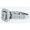 Image 4 : 3.90 ctw Diamond Ring Set - 14KT White Gold