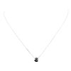 Image 2 : 1.00 ctw Diamond Pendant With Chain - 14KT White Gold