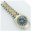 Image 7 : Rolex Mens 2 Tone 14K Blue String VS Diamond Datejust Wristwatch