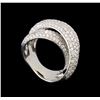 Image 4 : 14KT White Gold 2.68 ctw Diamond Ring