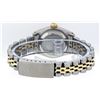 Image 5 : Rolex Ladies 2 Tone 14K Blue Vignette Diamond 26MM Datejust Wristwatch
