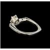 Image 3 : 0.70 ctw Diamond Ring - 14KT White Gold