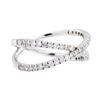 Image 1 : 0.64 ctw Diamond Ring - 14KT White Gold