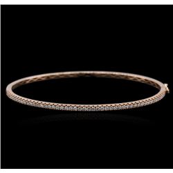 14KT Rose Gold 0.46 ctw Diamond Bracelet