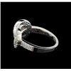 Image 3 : 0.70 ctw Diamond Ring - 14KT White Gold