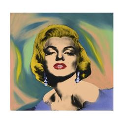 Marilyn With Earring by Steve Kaufman (1960-2010)
