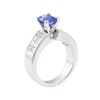 Image 4 : 2.72 ctw Sapphire and Diamond Ring - Platinum