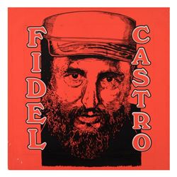 Fidel Castro by Steve Kaufman (1960-2010)