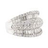 Image 1 : 3.07 ctw Diamond Ring - 18KT White Gold