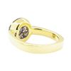 Image 3 : 1.02 ctw Sapphire and Diamond Ring - 18KT Yellow Gold