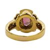 Image 3 : 1.82 ctw Pink Spinel and Diamond Ring - 18KT Yellow Gold