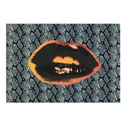 Lips by Steve Kaufman (1960-2010)