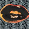 Image 2 : Lips by Steve Kaufman (1960-2010)
