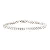 Image 1 : 2.05 ctw Diamond S Style Tennis Bracelet" - 14KT White Gold"