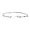 Image 3 : 2.05 ctw Diamond S Style Tennis Bracelet" - 14KT White Gold"