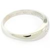 Image 9 : Men's Textured 14K White Gold Bead Set Round Diamond Solitaire Band Ring Sz 9.5