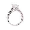 Image 4 : 1.48 ctw Diamond Ring - 18KT White Gold