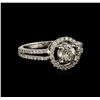 Image 1 : 18KT White Gold 1.17 ctw Diamond Ring