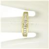 Image 4 : Honora 18K Gold 1.25 ctw Channel Elongated Princess Diamond Graduated Band Ring