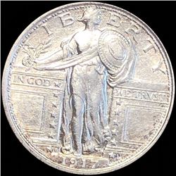 1917-D Type 1 Standing Quarter UNCIRCULATED