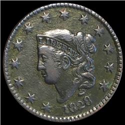 1828 Coronet Head Large Cent LIGHTLY CIRCULATED