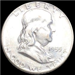 1955 Franklin Half Dollar CLOSELY UNCIRCULATED