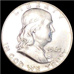 1963-D Franklin Half Dollar CLOSELY UNCIRCULATED