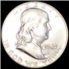 Image 1 : 1963-D Franklin Half Dollar CLOSELY UNCIRCULATED