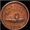 Image 1 : 1864 "Our Navy" Civil War Token ABOUT UNC
