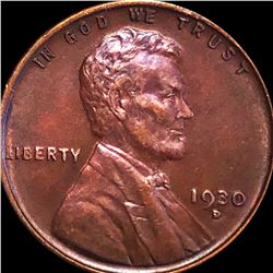 1930-D Lincoln Wheat Penny CLOSELY UNCIRCULATED