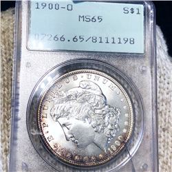 1900-O Morgan Silver Dollar PCGS - MS65