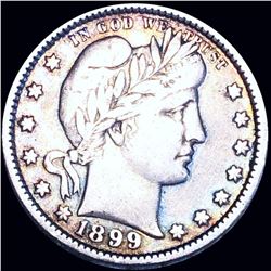 1899 Barber Silver Quarter LIGHTLY CIRCULATED