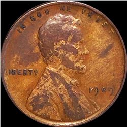 1909 V.D.B. Lincoln Wheat Penny NICELY CIRCULATED