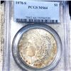 Image 1 : 1878-S Morgan Silver Dollar PCGS - MS64