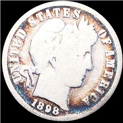 1898-O Barber Silver Dime NICELY CIRCULATED